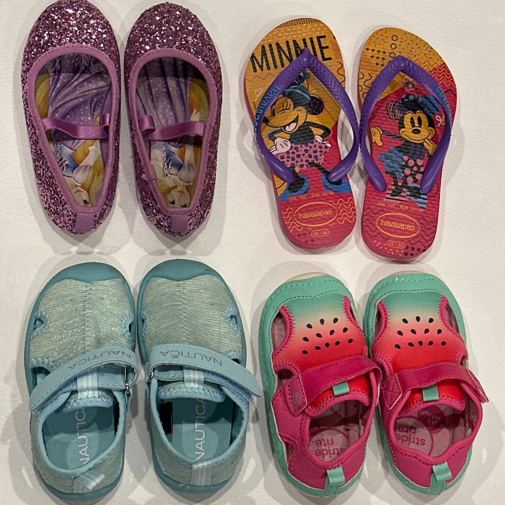 Toddler Girls  Size 6 Lot of 4 Shoes